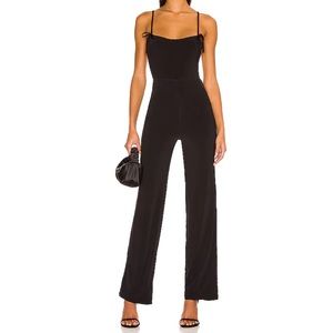 REVOLVE LOVERS & FRIENDS KITTY JUMPSUIT (BLACK)